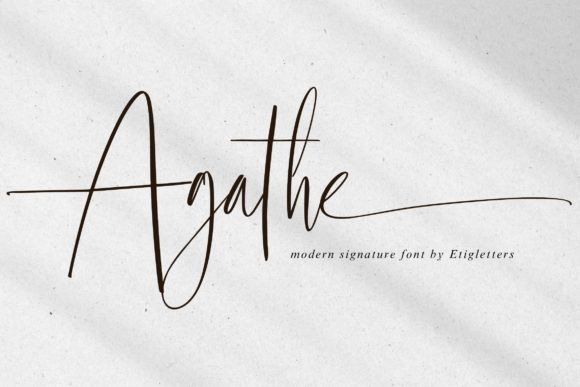 Agathe: The Handwritten Font That Brings Warmth to Your Brand Identity