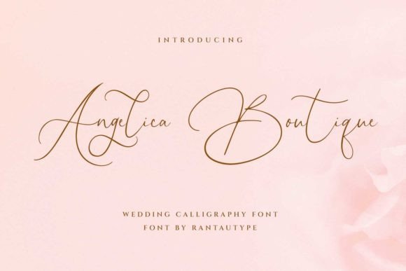 Angelica Boutique: A Script Font Built for Campaign Visuals