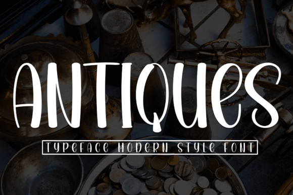 Antiques Typeface: A Friendly Script for Editorial Design