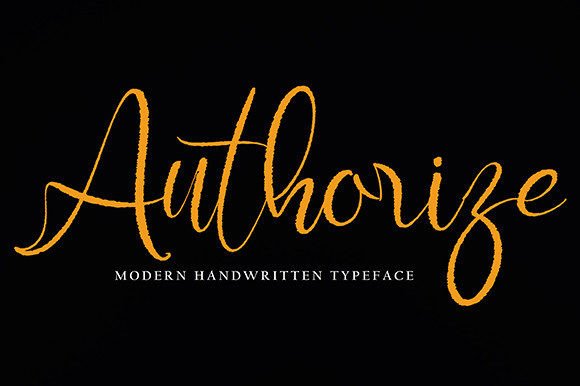 Authorize: A Script Typeface for Editorial Design