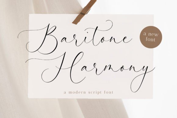 Baritone Harmony: A Handwritten Font That Brings Warmth to Branding Work