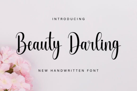 Beauty Darling: A Handwritten Font with Editorial Elegance