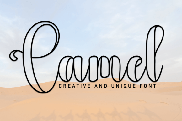 Camel Font Brings Handwritten Warmth to Your Handmade Products