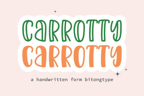 Carrotty Review: A Playful Display Font for Modern Web Design
