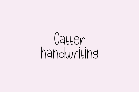 Catter: A Handwritten Font That Brings Warmth to Web Design