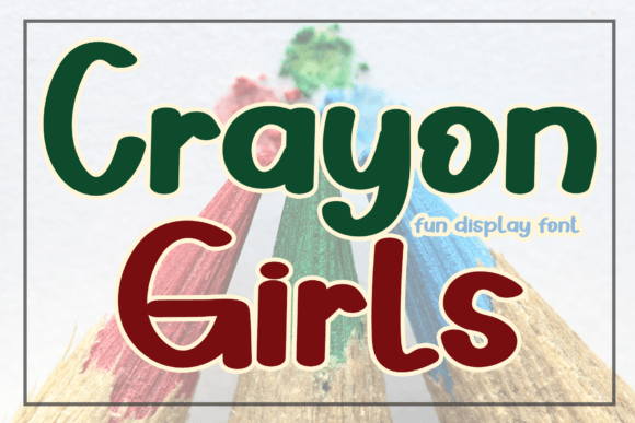 Crayon Girls Is the Thin Script Font Your Branding Projects Need