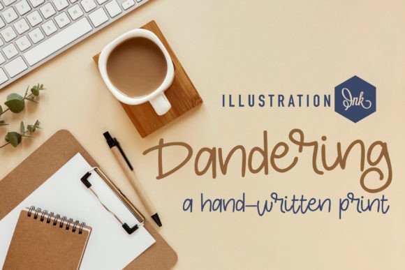 Dandering Review: A Script Font Built for Campaign Design