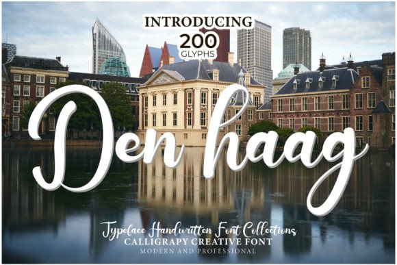 Den Haag Font: A Handwritten Typeface for Campaign Design