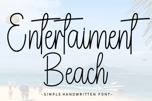 Entertaiment Beach Brings a Friendly Handwritten Look to Small Business Branding
