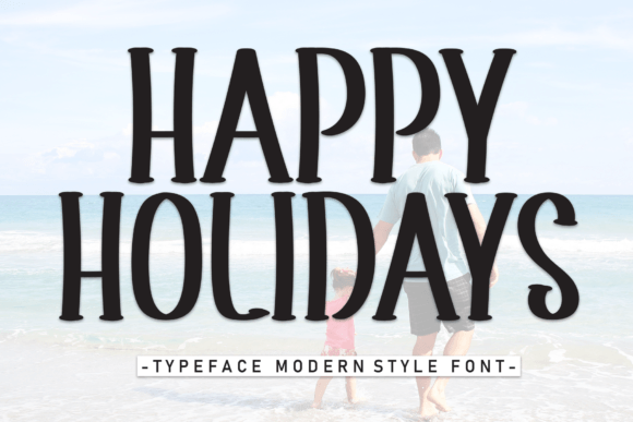 Happyholidays Font: A Handwritten Typeface for Crafters and Makers