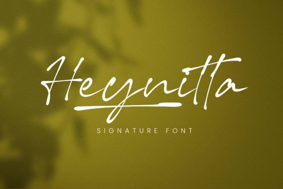 Heynitta: A Script Font for Thoughtful Editorial Design