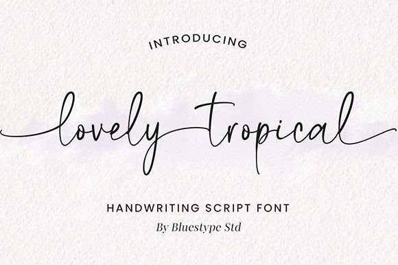 Lovely Tropical Font: A Web Designer’s Test in a Real Project