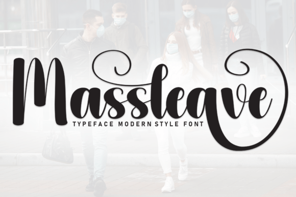 Massleave: A Bold Display Font for Small Business Branding