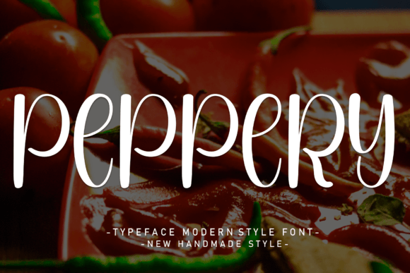 Peppery: A Handwritten Font That Brings Sweetness to Handmade Products
