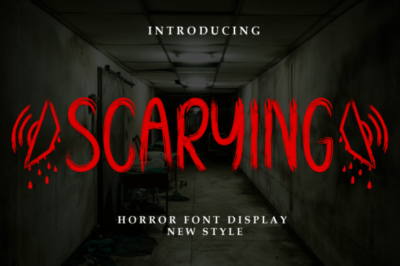 Scaryring: A Bold Handwritten Display Font for Playful Brands
