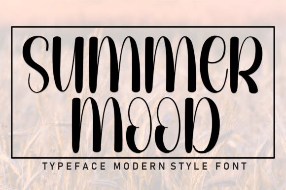 Summer Mood Font: A Handwritten Typeface for Handmade Products