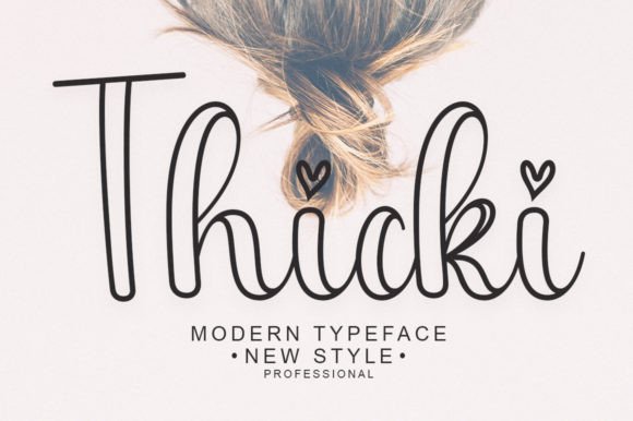 Thicki Outline: A Handwritten Typeface That Elevates Digital Campaigns