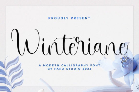Winteriane: A Refined Script Typeface for Modern Web Design